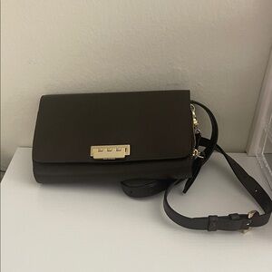 Zac Zac Posen Elegant brown Leather Crossbody Bag